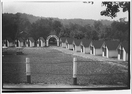 Tourist camp. View of tourist camp