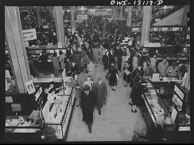 New York, New York. R. H. Macy and Company department...