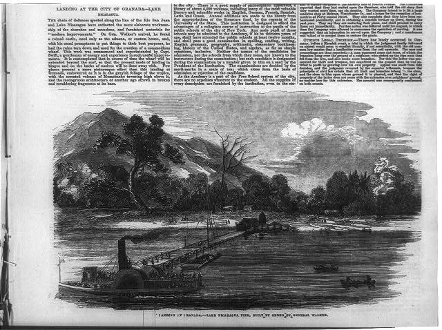 [Gen. Wm. Walker's Exp. in Nicaragua]: Landing at...