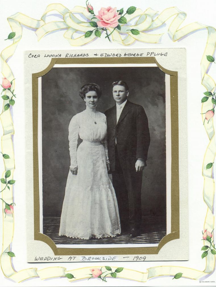 Wedding Cora Richards and Edward G. Pfluge
