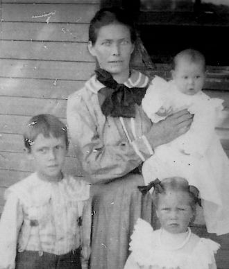 Unknown Woman with kids