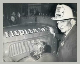 Arthur Fiedler was an amateur Fireman who supported Firefighters.