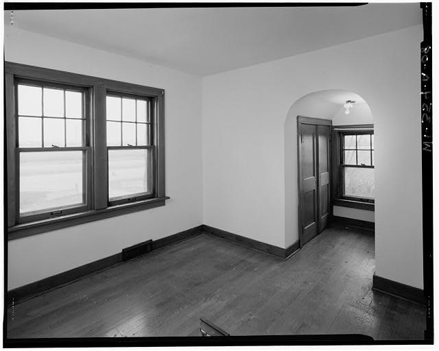 8. INTERIOR VIEW OF SECOND FLOOR BEDROOM LOOKING...