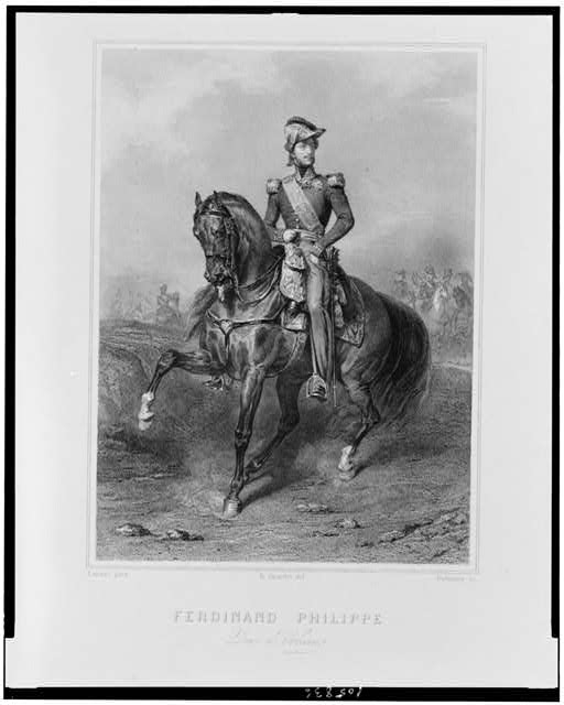 Ferdinand Philippe, Duc d' Orleans / E. Girardet del. ;...