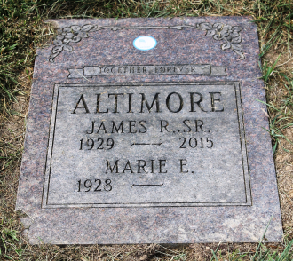 Bob and Marie Altimore Headstone