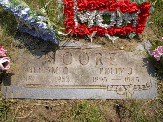 Grandpa &  Grandma Moore's Gravesite