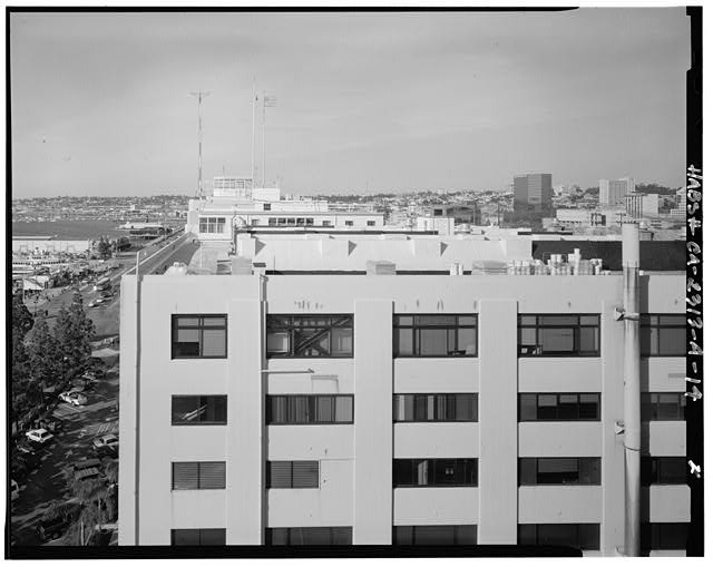 Building, upper stories and Observation Tower. Camera...