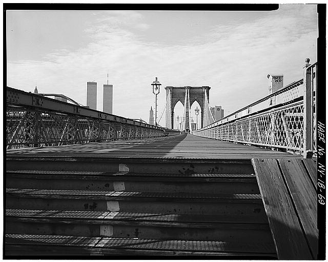 69. View towards Manhattan looking over edge of steps...