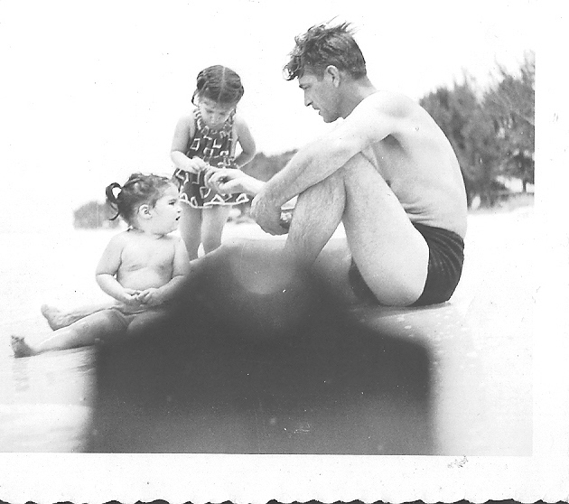 Ted, Noel, & Carroll Price, Florida 1950's