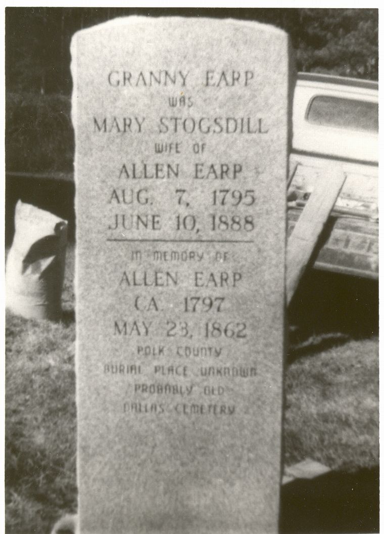 The Gravestone of Granny Earp