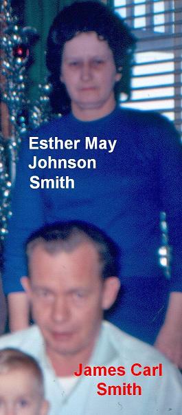 Esther May Johnson and James Carl Smith