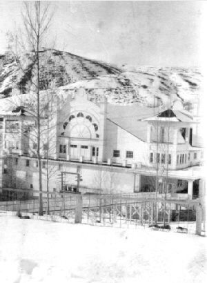 Old Pavilion In The Snow, Montana 1920