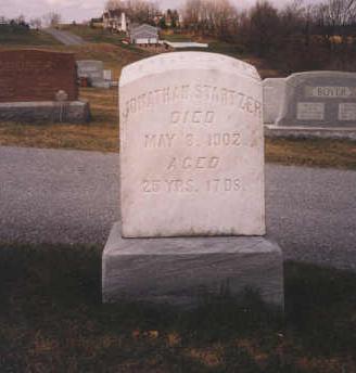Headstone of Jonathan Startzer