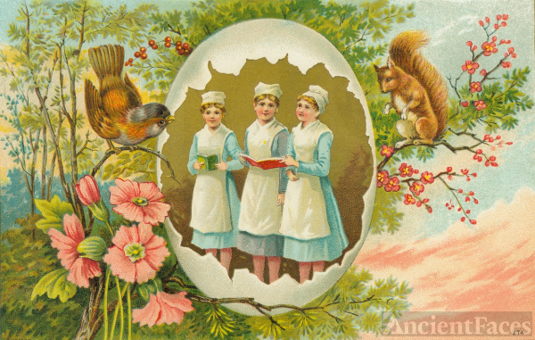 Easter - Spring Postcard