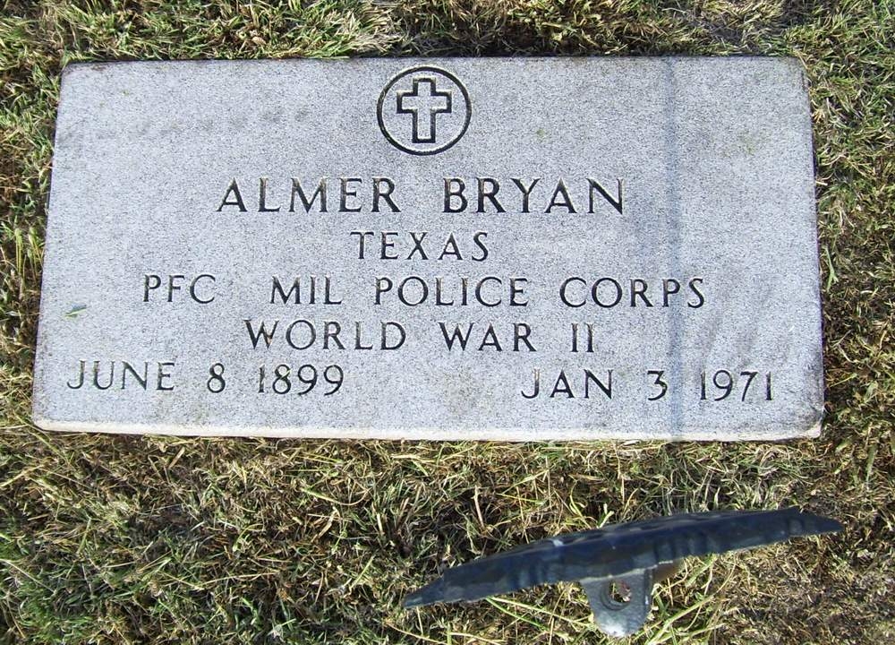 Almer Bryan gravesite
