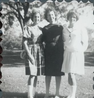 Elaine Rhoades, Joyce Irle and Bettie Lou Odis 