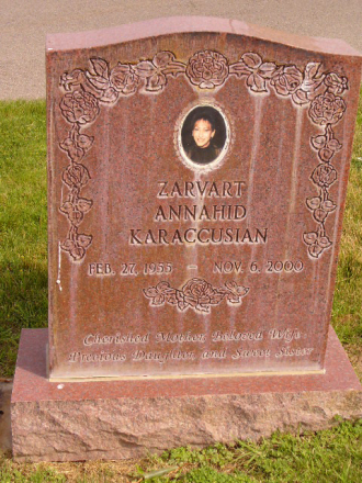 Zarvart Annahid Karaccusian Gravesite