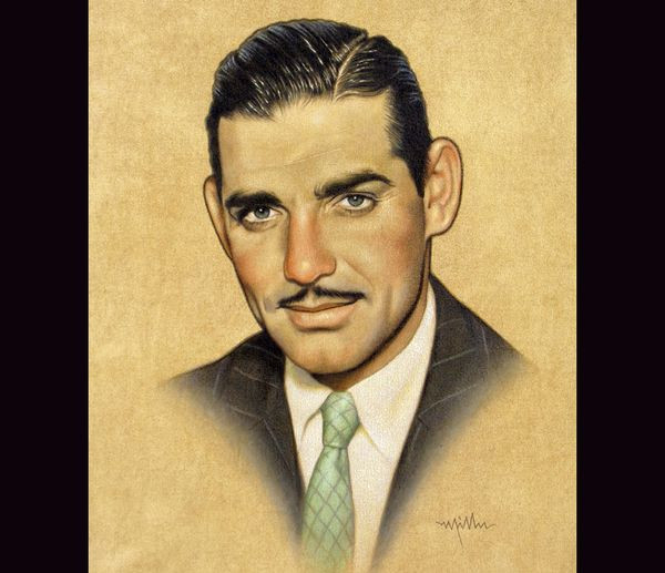Clark Gable by Arthur K. Miller