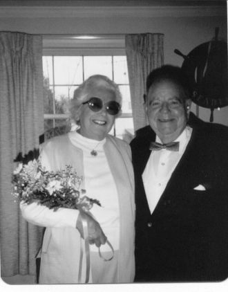 Bill and Gladys Heidke on the wedding day