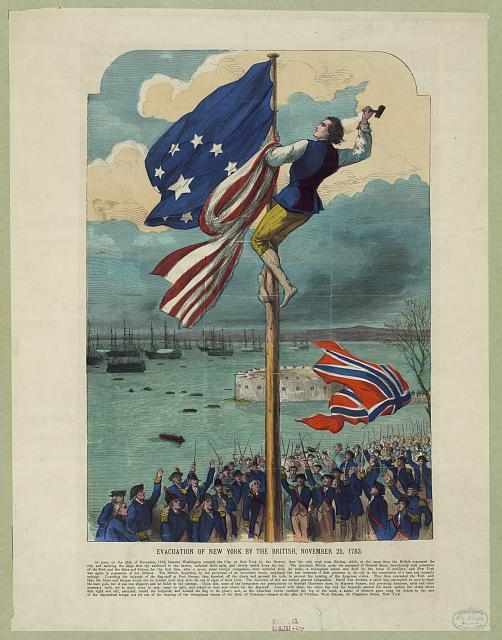Evacuation of New York by the British, November 25, 1783