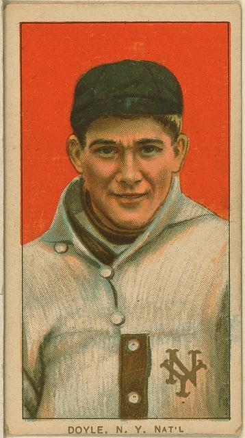 [Larry Doyle, New York Giants, baseball card portrait]