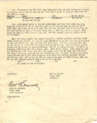 Weldon G. Johnson orders pg 2