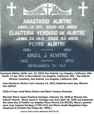Jose Anastacio Albitre Gravesite