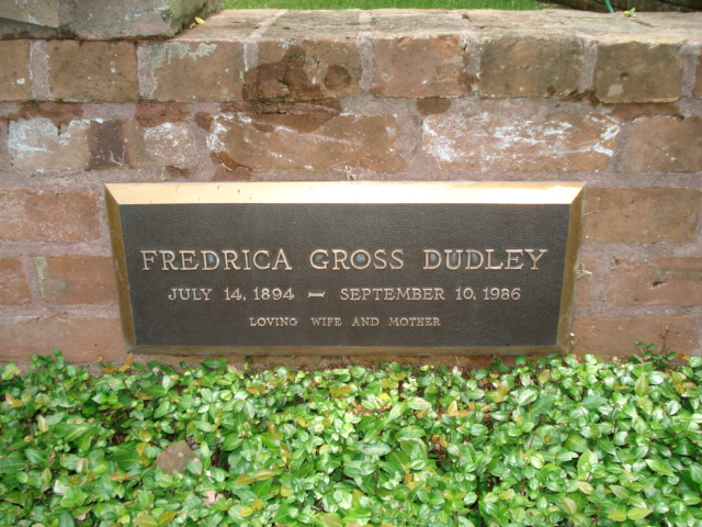Mary Frederica (Gross) Dudley