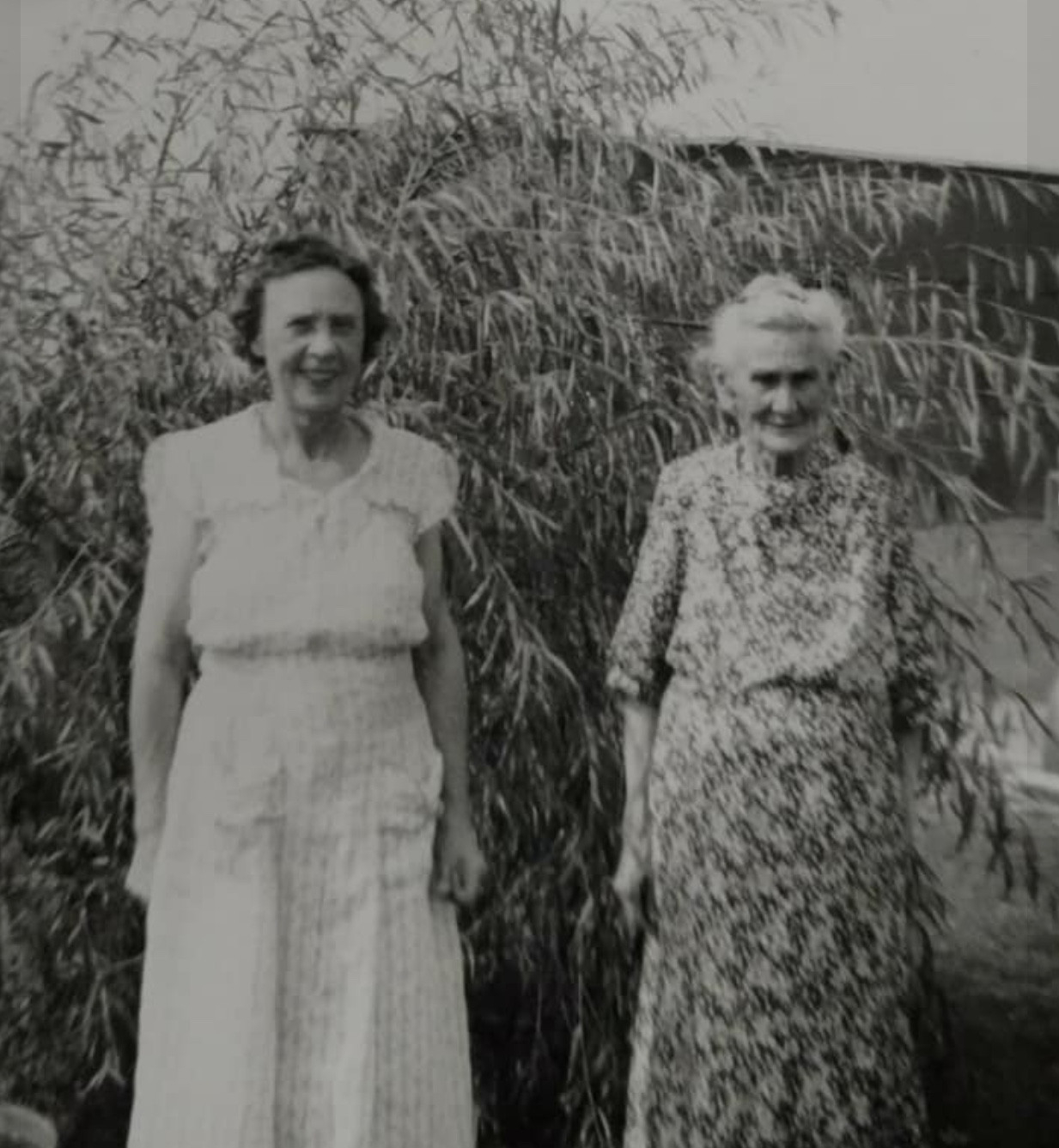 Edith DuPont with her mother Mary Balskey