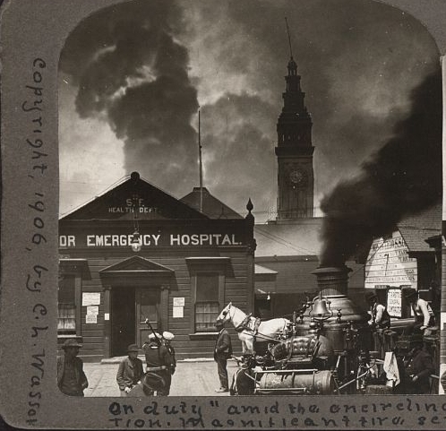 Firemen at 1906 Quake, San Francisco