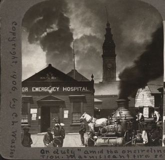 Firemen at 1906 Quake, San Francisco