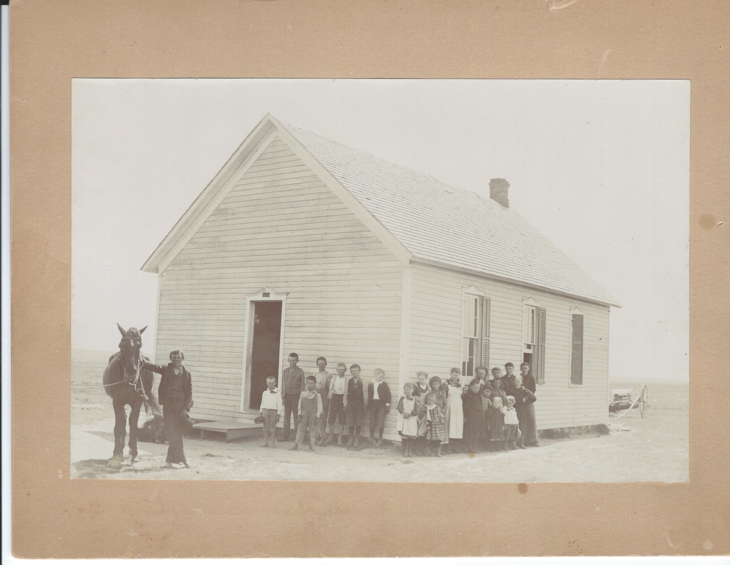 District School Hays,Kansas c.1900