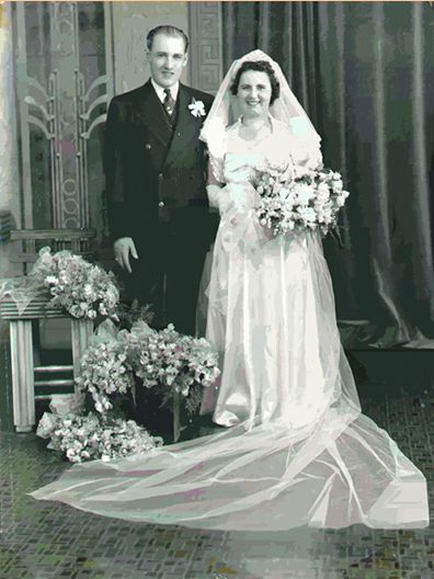 Reginald & Eugenia Burns wedding