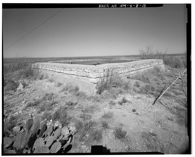 10. AVALON DAM - GATE KEEPER'S COMPLEX: WATER TANK. VIEW...