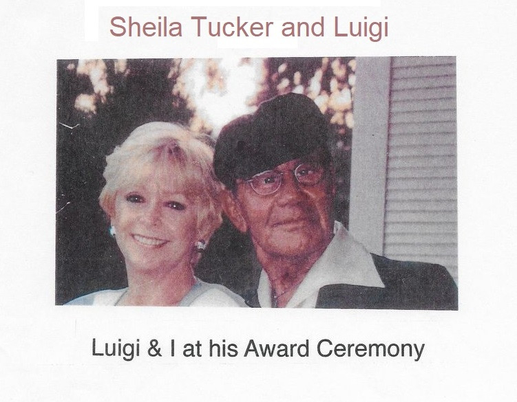 Sheila Tucker with Luigi