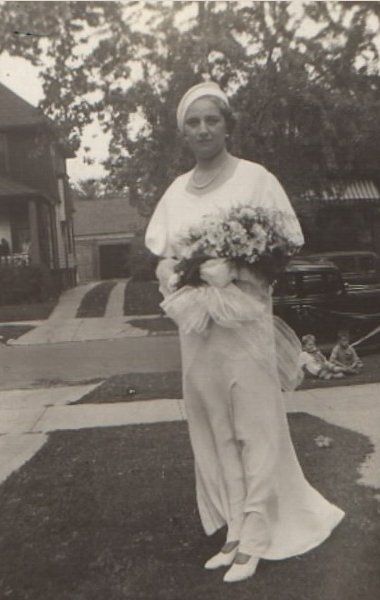 Elizabeth Jane Rider Wedding Day 1934