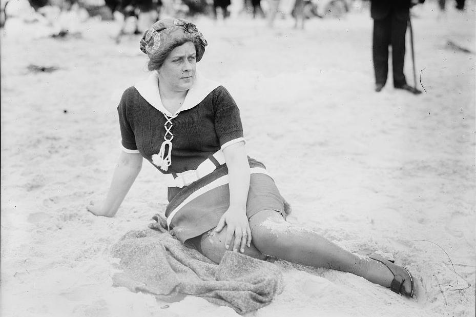 Beach attire circa 1912
