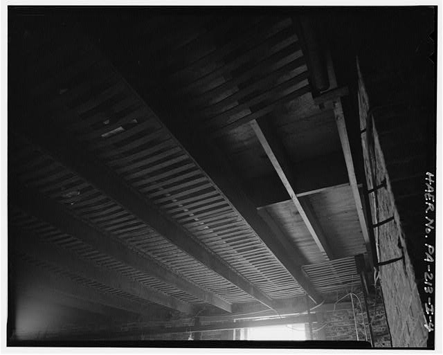 4. Building I interior, second floor, western portion,...