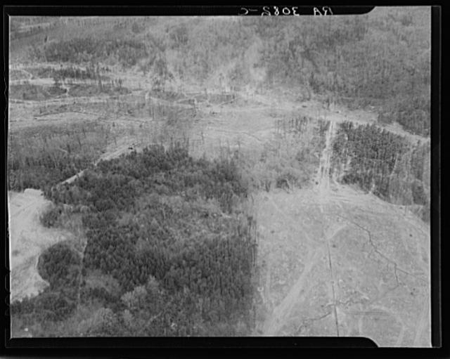 Aerial view of Greenbelt, Maryland, taken from Goodyear...