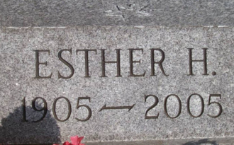 Esther H. Ludwig Gravesite