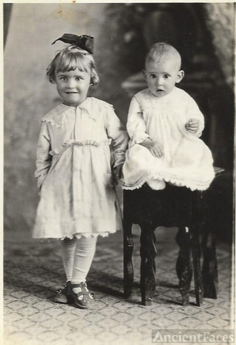 Lois Faulkner and brother