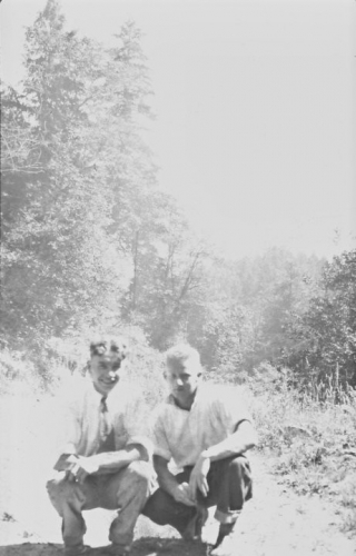 Floyd Zawistowski and Clifford Hathaway, Washougal WA about 1927-ish