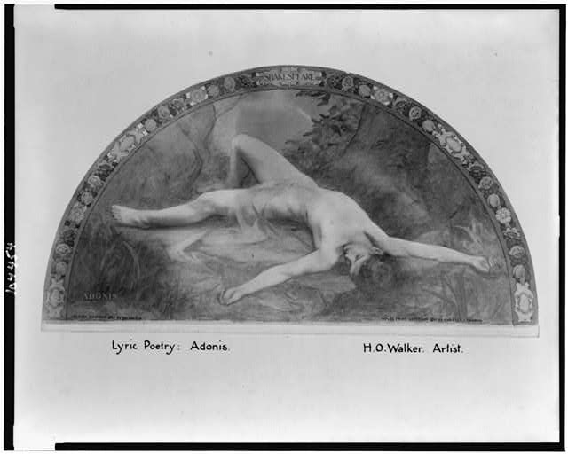 Lyric poetry; Adonis / H.O. Walker, artist.
