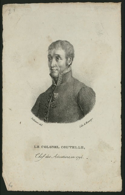 Le Colonel Coutelle, chef des aérostiers, en 1794 /...