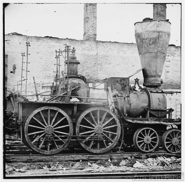 1860's Steam Powered Locomotive