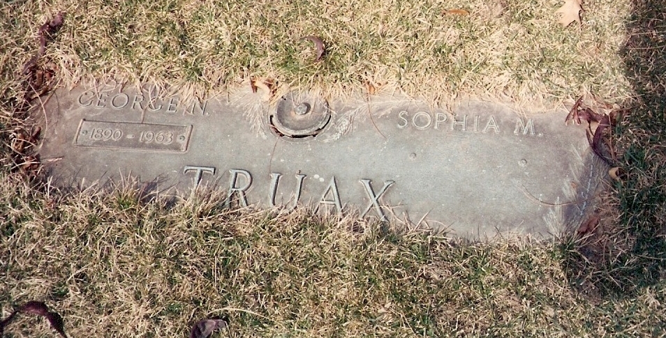 George & Sophia (Komers) Truax Grave, WI