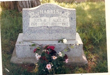 John and Alice Harris Gravesite