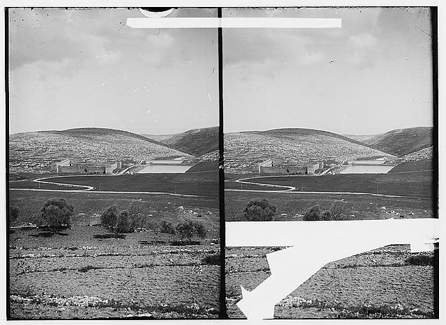 Road to Hebron, Mar Saba, etc. Solomon's Pools from the...