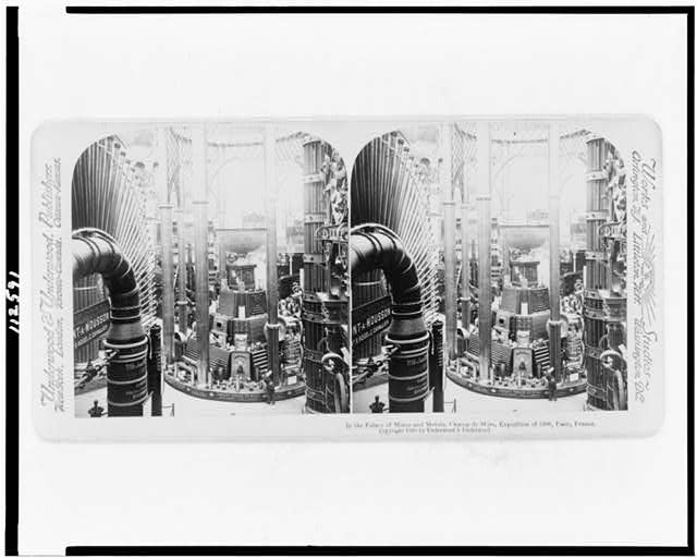 In the palace of mines and metals, Champ de Mars,...