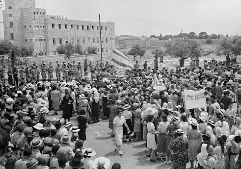 Jewish anti Palestine White Paper demonstrations....